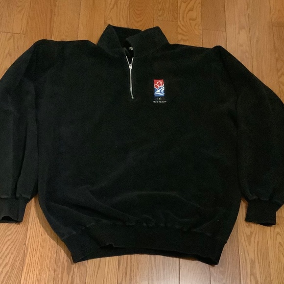 Olympic Black Fleece Pullover - Picture 2 of 2